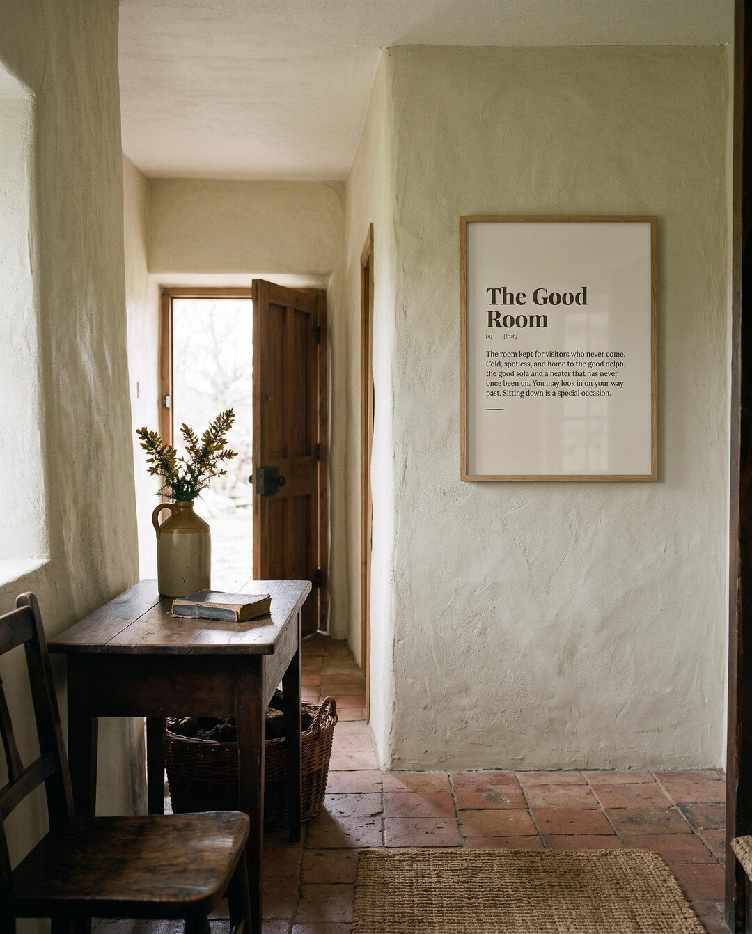 The Good Room print in a room setting